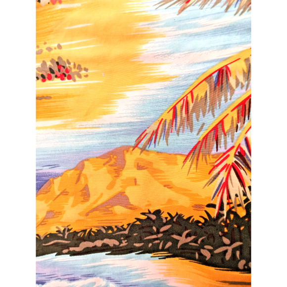 2010 Tommy Hilfiger Boardshorts Mens Size XL 8" Inseam Blue Tropical Beach Pool - Picture 4 of 16